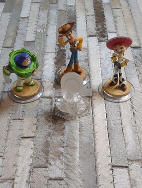 Disney Infinity 1.0 Toy Story (4 Piece) Set Woody, Buzz, Jesse, Rocket